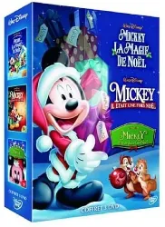 dvd mickey - mickey, la magie de noël + mickey, il était une fois noël + mickey, il était deux fois noël - pack 3 dvd