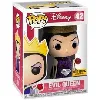 figurine funko! pop - disney - blanche neige et les sept nains n°42 - la méchante reine / evil queen (diamond glitter) - exclusive
