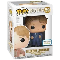 figurine funko! pop - harry potter - gilderoy lockhart blue suit - n°59