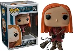 figurine funko pop!  harry potter: ginny weasley tenue de quidditch
