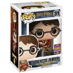 figurine funko! pop - harry potter - harry potter sur son balai / on broom - 31