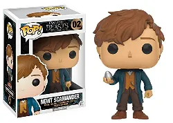 figurine funko! pop - les animaux fantastiques - newt scamander with egg - 02