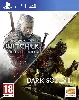 jeu ps4 dark souls 3 + the witcher 3 : wild hunt