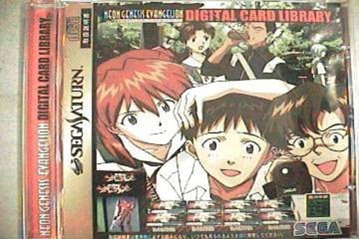 Jeu Sega Saturn Neon Genesis Evangelion Digital Card Library[Import Japonais]