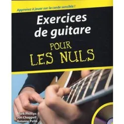 livre exercices de guitare pour les nuls - (1 cd - rom)