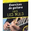 livre exercices de guitare pour les nuls - (1 cd - rom)