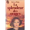livre la splendeur des orages