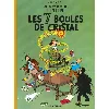 livre les aventures de tintin - les 7 boules de cristal