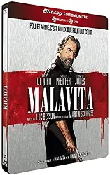 blu-ray malavita - combo blu - ray + dvd - édition limitée boîtier steelbook