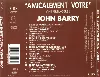 cd john barry - amicalement vôtre (the persuaders!) (1990)