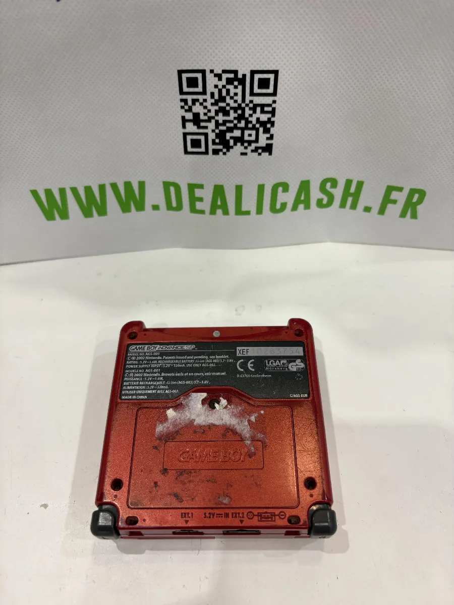 Notice Console Game Boy Advance SP – Version Française AGS-EUR(A)-2 – Bon état