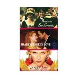 dvd raison et sentiments + shakespeare in love + vanity fair (la foire aux vanités)