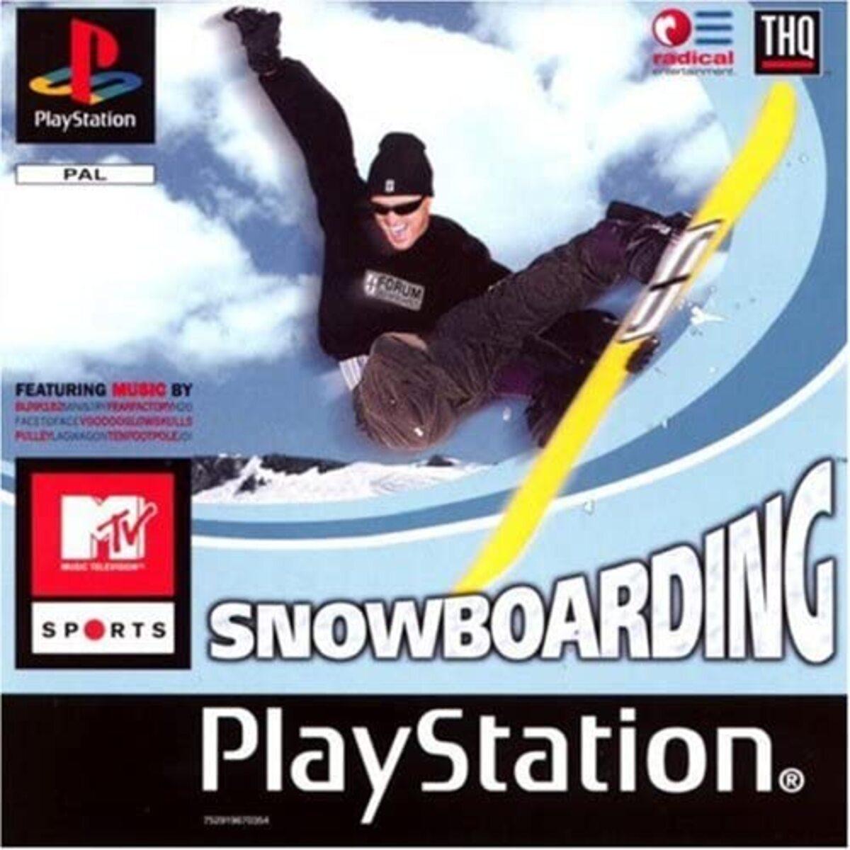 Jeu PS1 Mtv Sports Snowboarding PS1