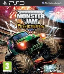jeu ps3 monster jam : path of destruction avec le volant