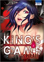 livre king's game spiral, tome 3