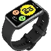 montre intelligente avec sangle silicone noir huawei watch fit new - noir - taille du poignet : 130 - 210 mm - affichage 1.64" - 4