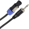 plugger câble hp jack mâle 1.5mm² - speakon mâle 1.5mm² 10m easy