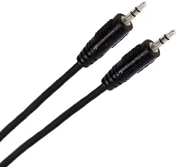 plugger câble mini jack mâle stéréo - mini jack mâle stéréo 1.50m easy