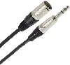 plugger câble xlr mâle 3b - jack mâle stéréo 6m easy