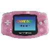 console nintendo game boy advance magma : rouge transparente