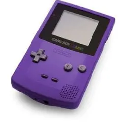 console sony game boy color violette