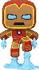figurine funko! pop - marvel holiday - gingerbread iron man - 934