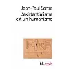 livre l'existentialisme est un humanisme