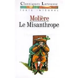 livre le misanthrope ou l'atrabilaire amoureux - comédie