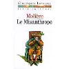 livre le misanthrope ou l'atrabilaire amoureux - comédie