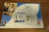 console nintendo ds lite blanche -  pack découverte - entraînement cérébral du dr kawashima