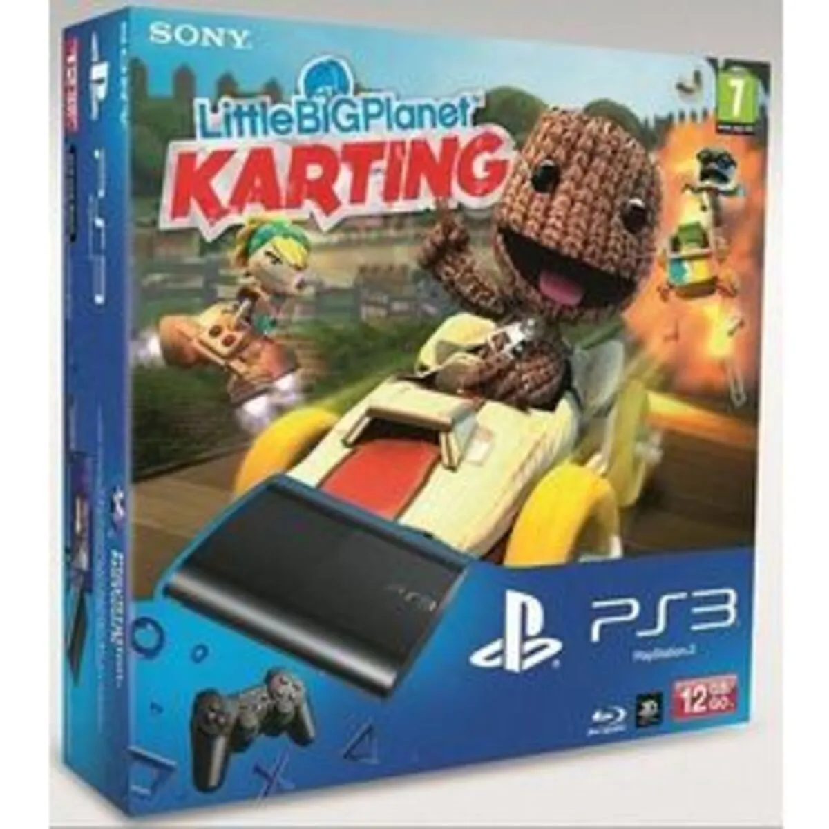 Console SONY PS3 Slim Noir 320 Go Sans Manette d'occasion Console SONY PS3 Slim Noir 320 Go Sans Manette d'occasion