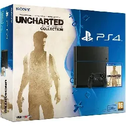 console sony ps4 500 go + uncharted: the nathan drake collection