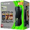 console sony xbox 360 250 go extreme value bundle gow2 + halo + fable 3