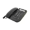 doro comfort 3005 - téléphone filaire - système de répondeur avec id d'appelant - noir