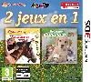 jeu 3ds 2 jeux en 1: ma vie avec les chevaux + ma pension d'animaux 3d : bebes calins 3ds