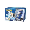 jeu consoles hardware nintendo 2ds bleu transparent + jeu pokémon version bleue