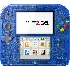 jeu consoles hardware nintendo 2ds bleu transparent + jeu pokémon version bleue