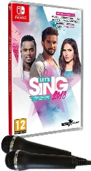 jeu nintendo switch let's sing 2018 + 2 microphones