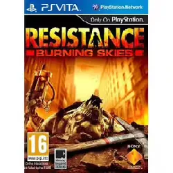 jeu psvita resistance : burning skies