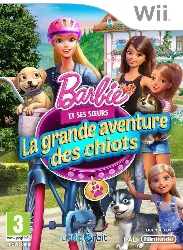 jeu wii barbie et ses soeurs - la grande aventure des chiots wii