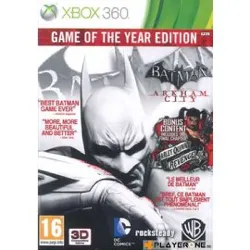 jeu xbox 360 batman arkham city edition game of the year