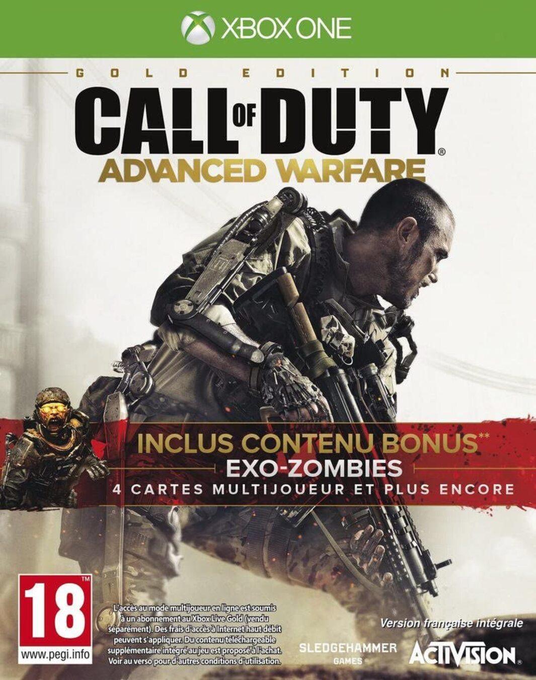 Jeu XBox One Call of Duty : Advanced Warfare - édition gold