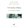 livre a la lumière d'hiver précédé de leçons et de chants d'en bas - et suivi de pensées sous les nuages