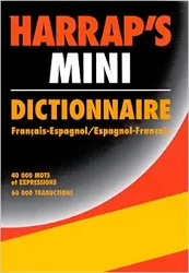 livre harrap's mini dictionnaire - français - espagnol, espagnol - français