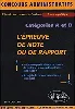 livre l'épreuve de note ou de rapport : catégories a et b