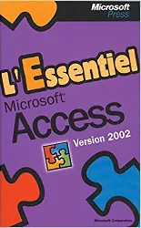livre l'essentiel microsoft access version 2002