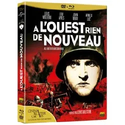 blu-ray à l'ouest rien de nouveau - combo blu - ray + dvd