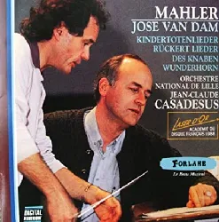 cd gustav mahler - kindertotenlieder - rückert lieder - des knaben wunderhorn (1987)