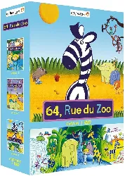 dvd 64, rue du zoo - coffret 3 : vol. 1 + vol. 2 + vol. 3 - pack