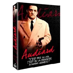 dvd coffret audiard : la métamorphose des cloportes + elle cause plus, elle flingue + bons baisers à lundi + vive la france